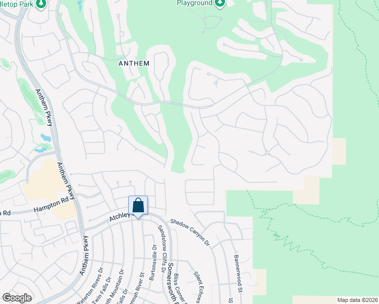 map of restaurants, bars, coffee shops, grocery stores, and more near 23 Hassayampa Trail in Henderson