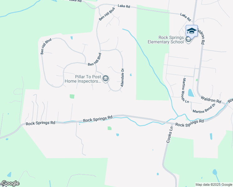 map of restaurants, bars, coffee shops, grocery stores, and more near 1655 Allendale Drive in Nolensville