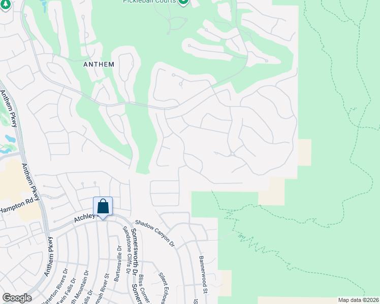map of restaurants, bars, coffee shops, grocery stores, and more near 8 Oro Valley Drive in Henderson
