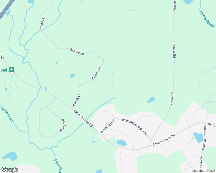 map of restaurants, bars, coffee shops, grocery stores, and more near 185 Williamston Ridge Drive in Youngsville