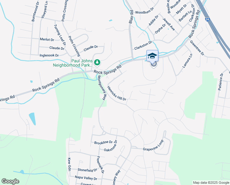 map of restaurants, bars, coffee shops, grocery stores, and more near 3733 Henricks Hill Drive in Smyrna