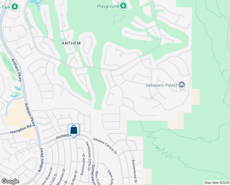 map of restaurants, bars, coffee shops, grocery stores, and more near 4 Caves Valley Court in Henderson