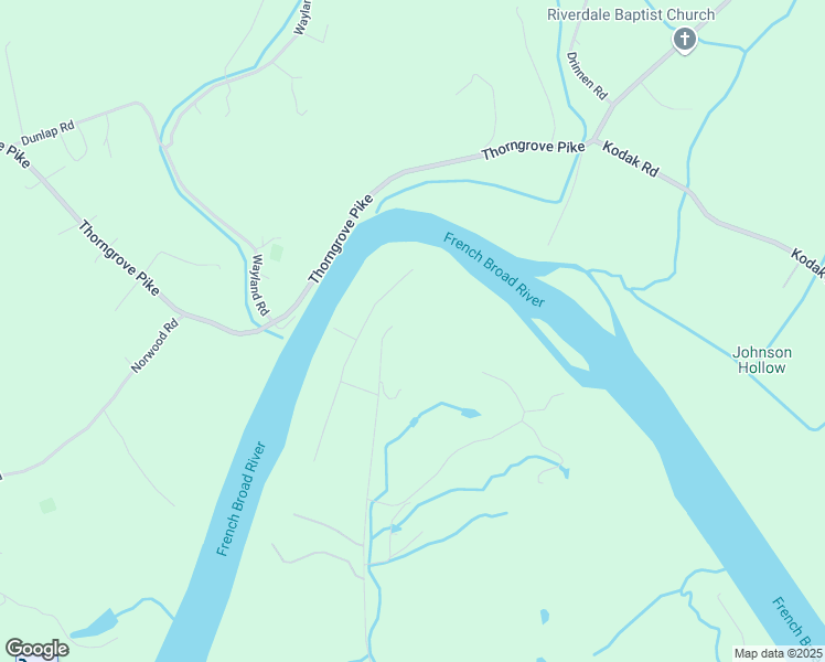 map of restaurants, bars, coffee shops, grocery stores, and more near 6802 Hodges Ferry Road in Knoxville