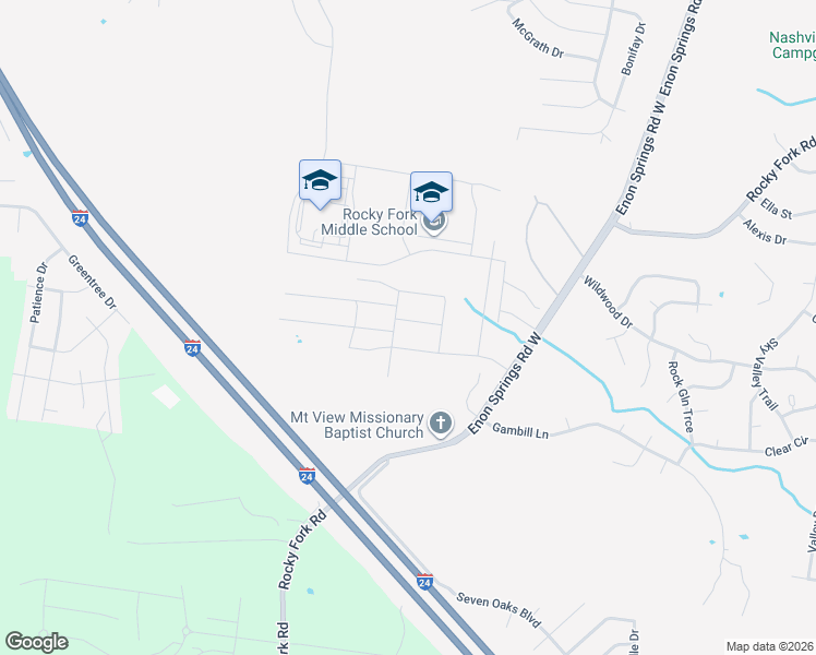 map of restaurants, bars, coffee shops, grocery stores, and more near 309 Prosperous Lane in Smyrna