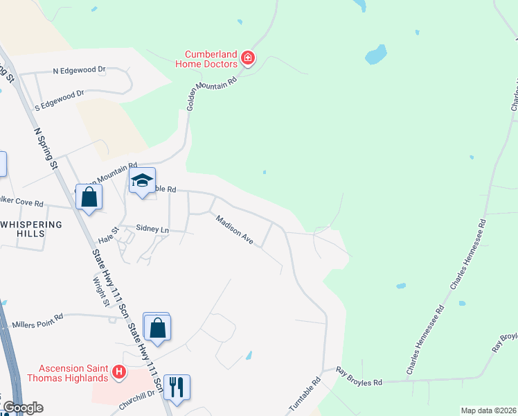 map of restaurants, bars, coffee shops, grocery stores, and more near 606 Turntable Road in Sparta