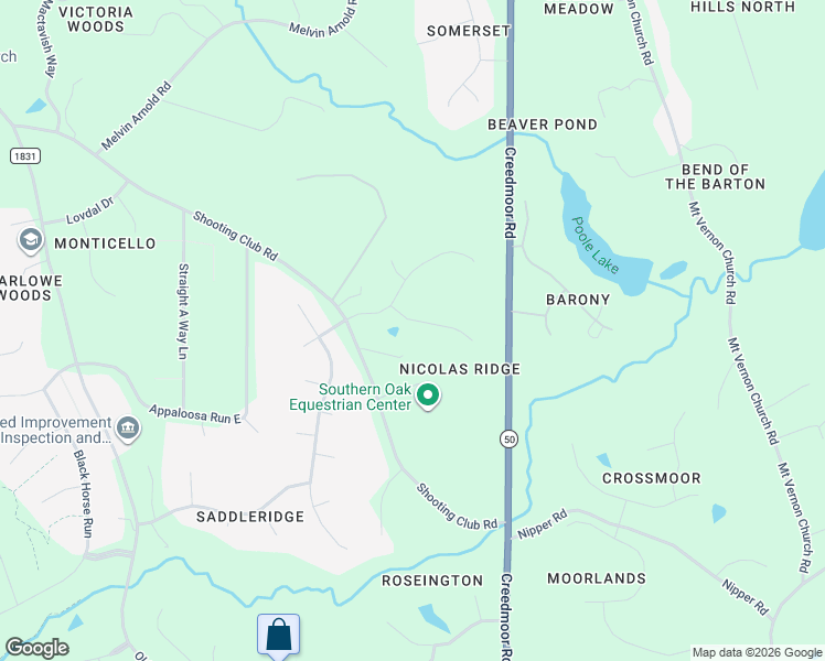 map of restaurants, bars, coffee shops, grocery stores, and more near 12024 Shooting Club Road in Raleigh