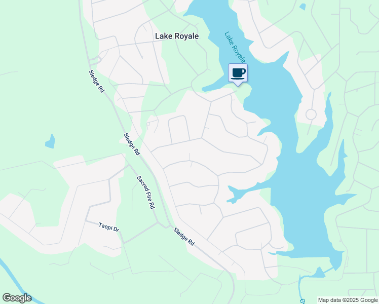 map of restaurants, bars, coffee shops, grocery stores, and more near 117 Iriquois Drive in Louisburg
