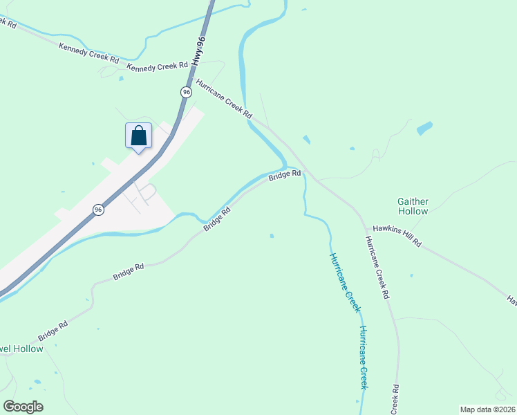 map of restaurants, bars, coffee shops, grocery stores, and more near 1296 Bridge Road in Auburntown