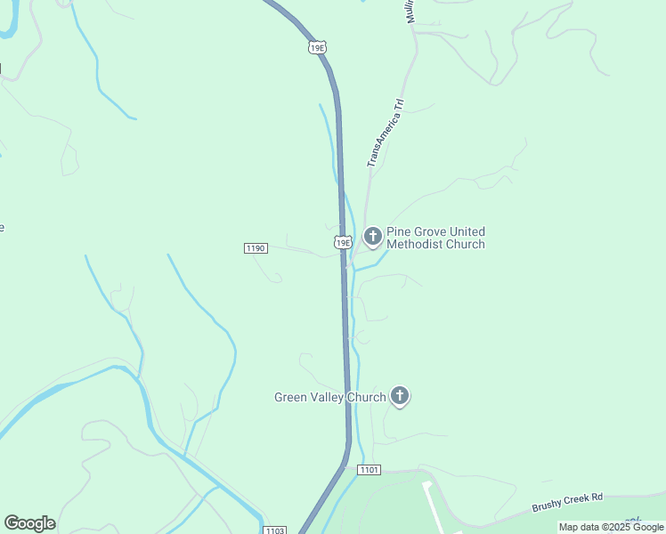 map of restaurants, bars, coffee shops, grocery stores, and more near 10563 U.S. Route 19E in Newland