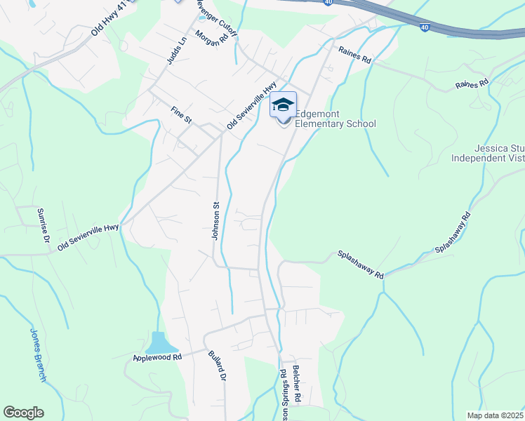 map of restaurants, bars, coffee shops, grocery stores, and more near 375 Carson Springs Road in Newport