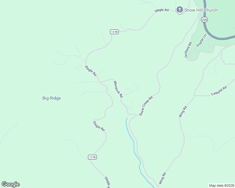 map of restaurants, bars, coffee shops, grocery stores, and more near 214 Murdock Road in Bakersville