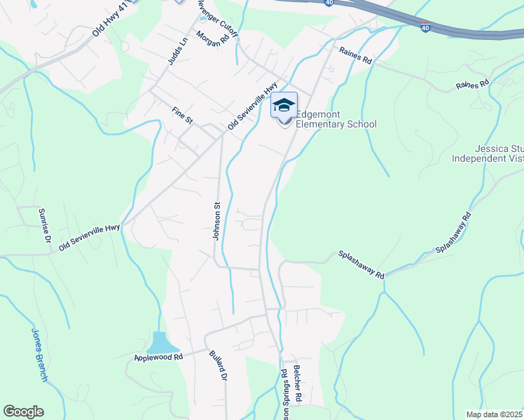 map of restaurants, bars, coffee shops, grocery stores, and more near 375 Carson Springs Road in Newport