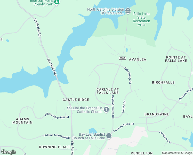 map of restaurants, bars, coffee shops, grocery stores, and more near 6113 Crescent Knoll Drive in Raleigh