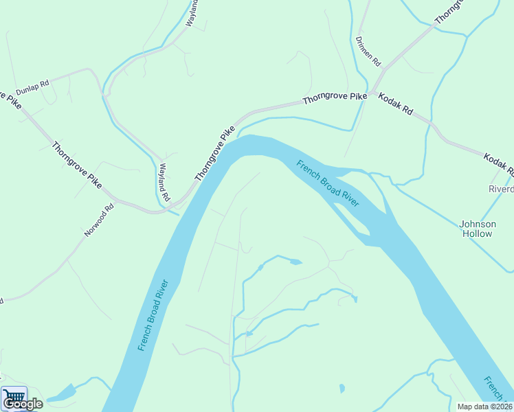 map of restaurants, bars, coffee shops, grocery stores, and more near 6802 Hodges Ferry Road in Knoxville