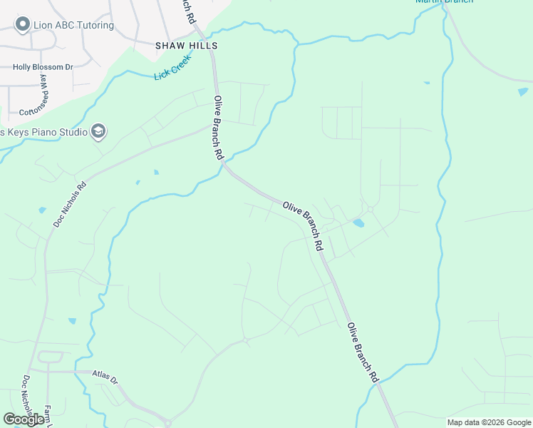 map of restaurants, bars, coffee shops, grocery stores, and more near 700-1498 Olive Branch Road in Durham