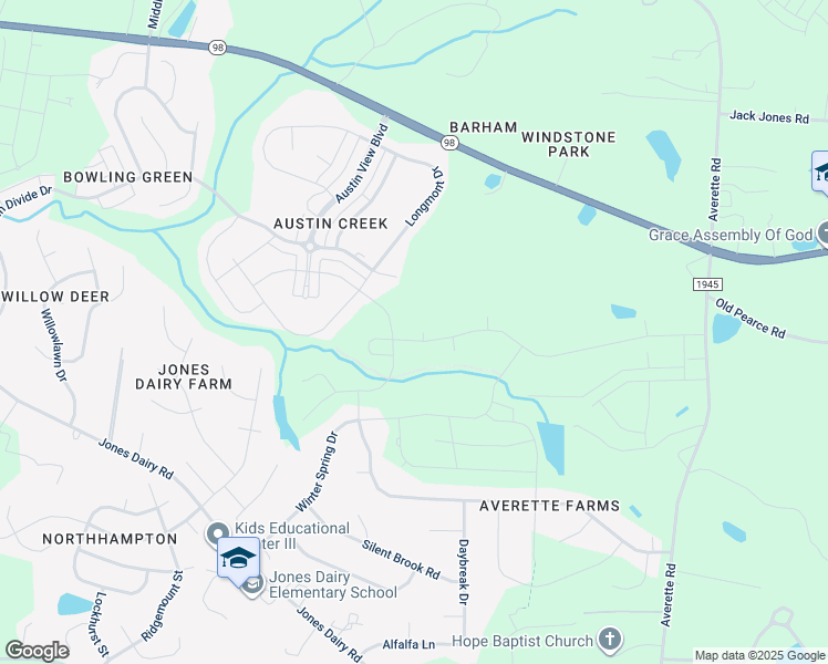 map of restaurants, bars, coffee shops, grocery stores, and more near 1301 Rose Finch Circle in Wake Forest