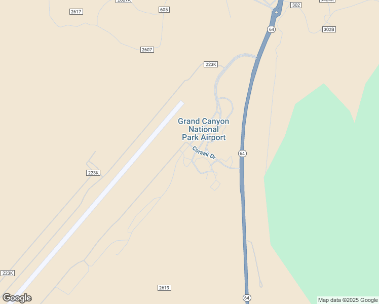 map of restaurants, bars, coffee shops, grocery stores, and more near 871 Liberator Drive in Grand Canyon Village