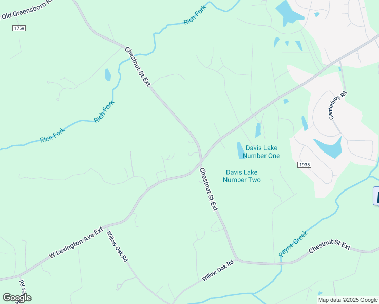 map of restaurants, bars, coffee shops, grocery stores, and more near 3879 Chestnut Street Extension in High Point