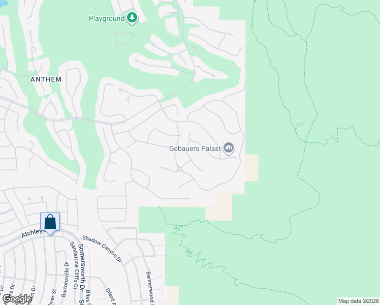 map of restaurants, bars, coffee shops, grocery stores, and more near 16 Pine Hollow Drive in Henderson