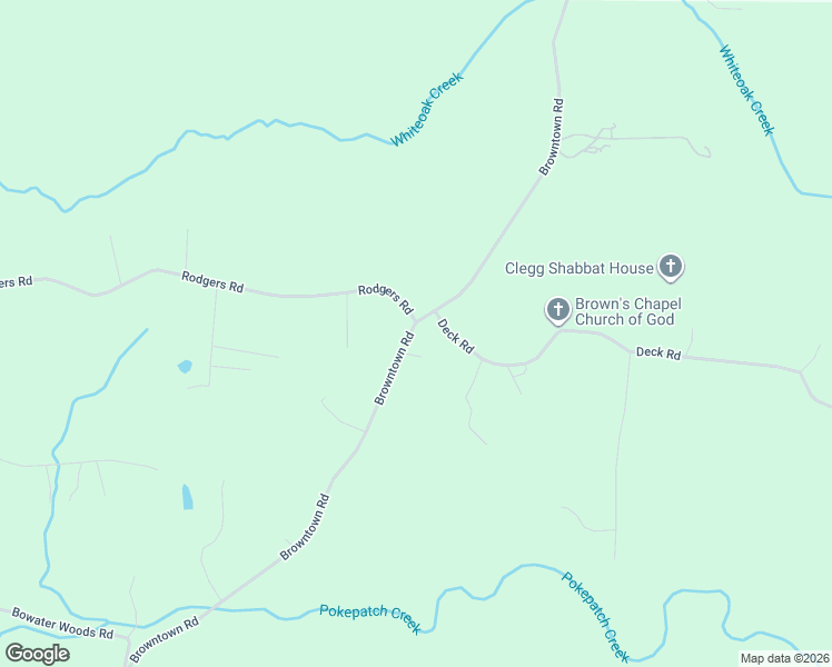 map of restaurants, bars, coffee shops, grocery stores, and more near 1507 Browntown Road in Crossville
