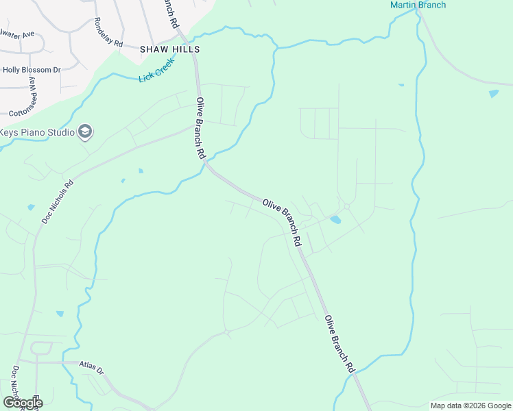 map of restaurants, bars, coffee shops, grocery stores, and more near 700-1498 Olive Branch Road in Durham