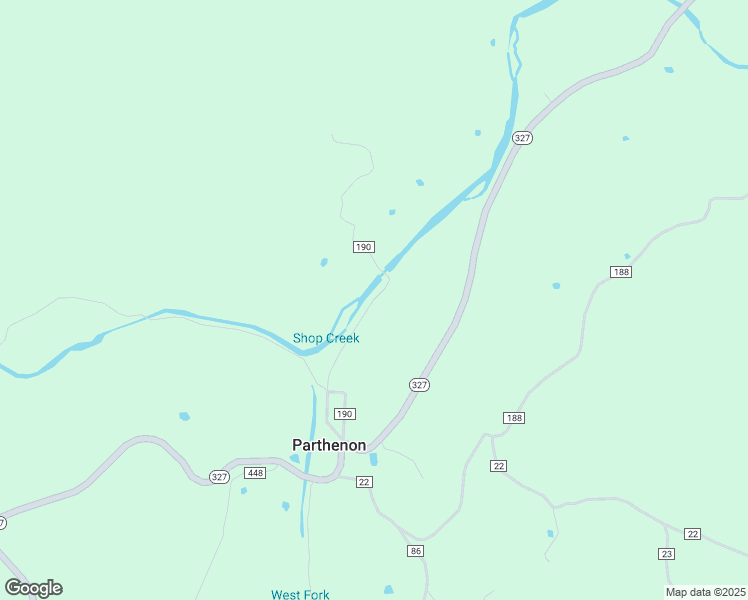 map of restaurants, bars, coffee shops, grocery stores, and more near County Road 190 in Jasper