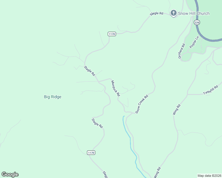 map of restaurants, bars, coffee shops, grocery stores, and more near 214 Murdock Road in Bakersville