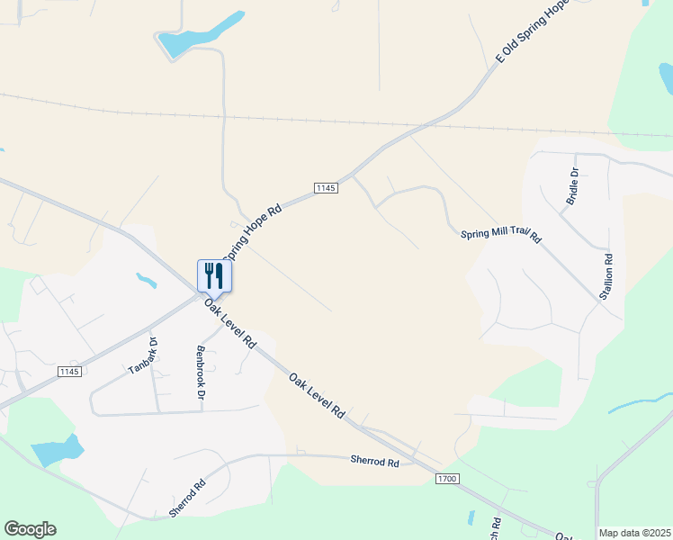 map of restaurants, bars, coffee shops, grocery stores, and more near 3523 East Old Spring Hope Road in Rocky Mount