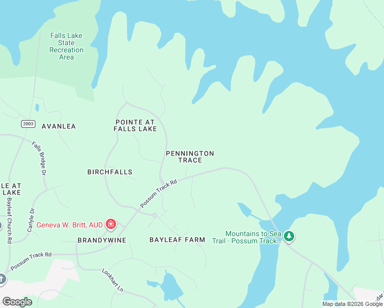 map of restaurants, bars, coffee shops, grocery stores, and more near 15508 Possum Track Road in Raleigh