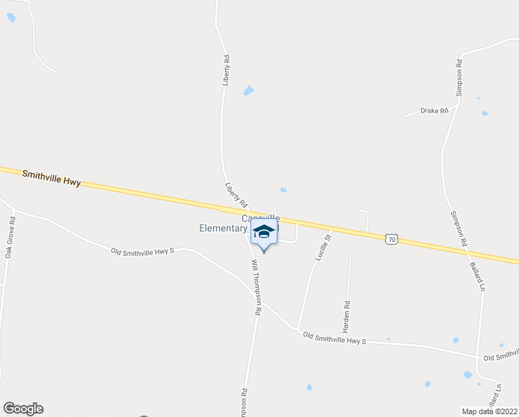 map of restaurants, bars, coffee shops, grocery stores, and more near 6950 Smithville Highway in Sparta