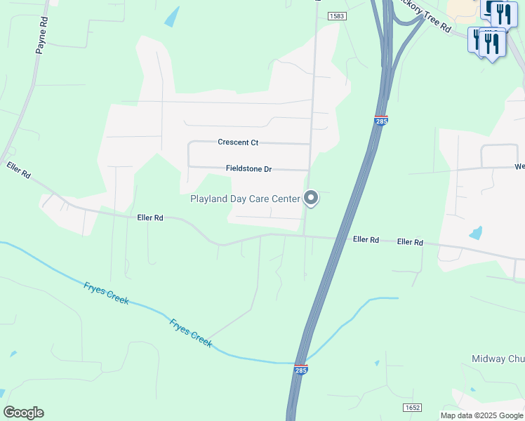 map of restaurants, bars, coffee shops, grocery stores, and more near 244 Edgewood Lane in Lexington