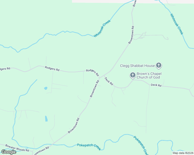map of restaurants, bars, coffee shops, grocery stores, and more near 1507 Browntown Road in Crossville