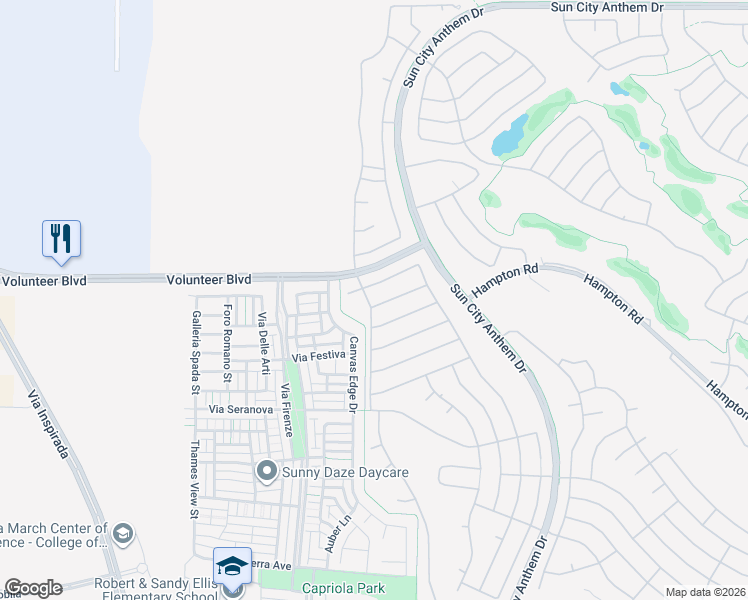 map of restaurants, bars, coffee shops, grocery stores, and more near 3057 Monroe Park Road in Henderson