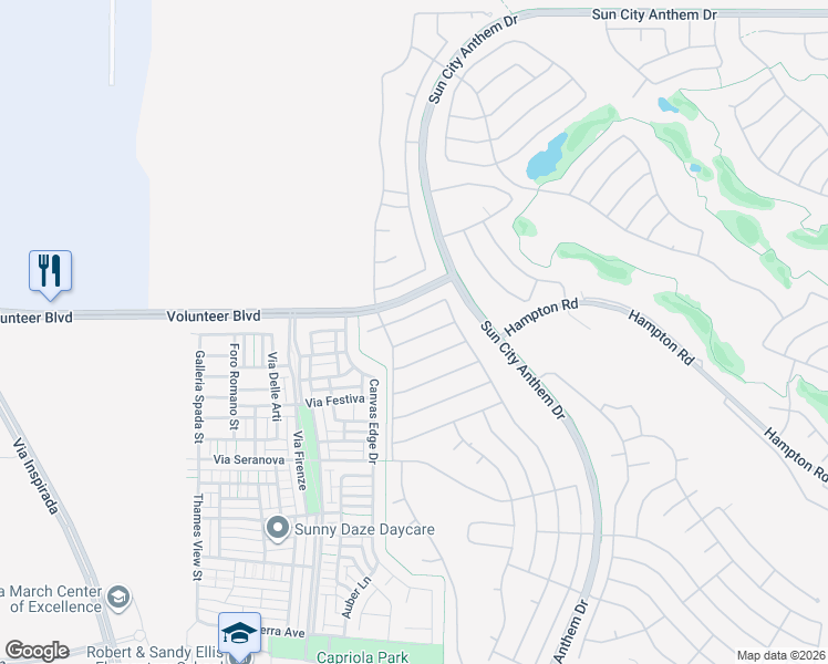 map of restaurants, bars, coffee shops, grocery stores, and more near 3034 Hickory Valley Road in Henderson