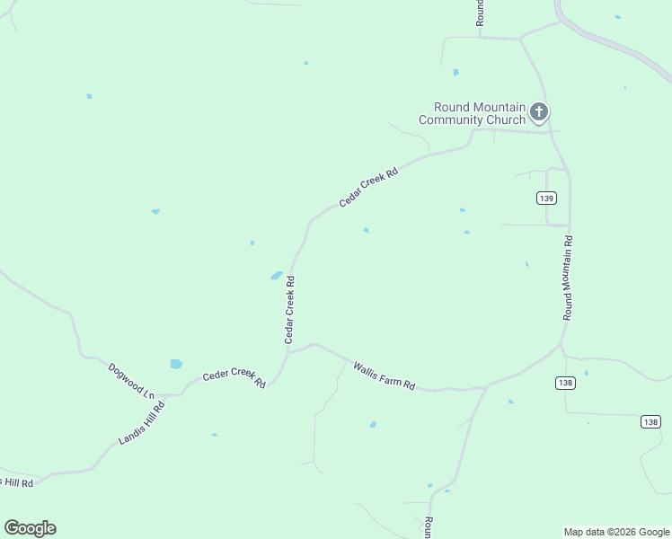map of restaurants, bars, coffee shops, grocery stores, and more near 667 Cedar Creek Road in Marshall