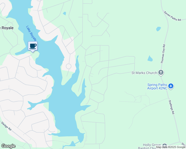 map of restaurants, bars, coffee shops, grocery stores, and more near 1044 Sagamore Drive in Louisburg