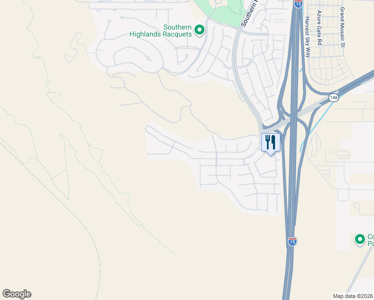 map of restaurants, bars, coffee shops, grocery stores, and more near 3843 Montone Avenue in Las Vegas