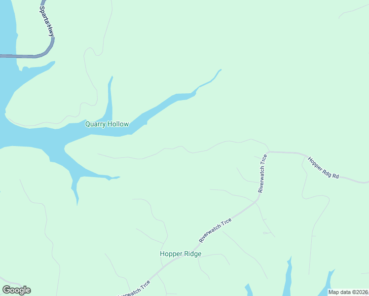 map of restaurants, bars, coffee shops, grocery stores, and more near 700 Coves Pointe Lane in Sparta