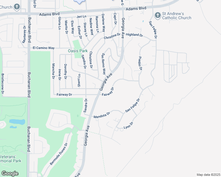 map of restaurants, bars, coffee shops, grocery stores, and more near 778 Fairway Drive in Boulder City