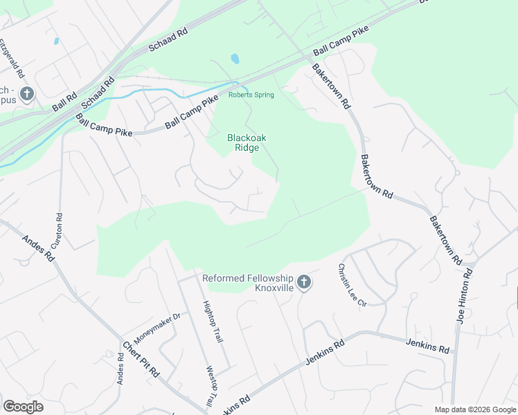 map of restaurants, bars, coffee shops, grocery stores, and more near 1807 Calgary Falls Lane in Knoxville