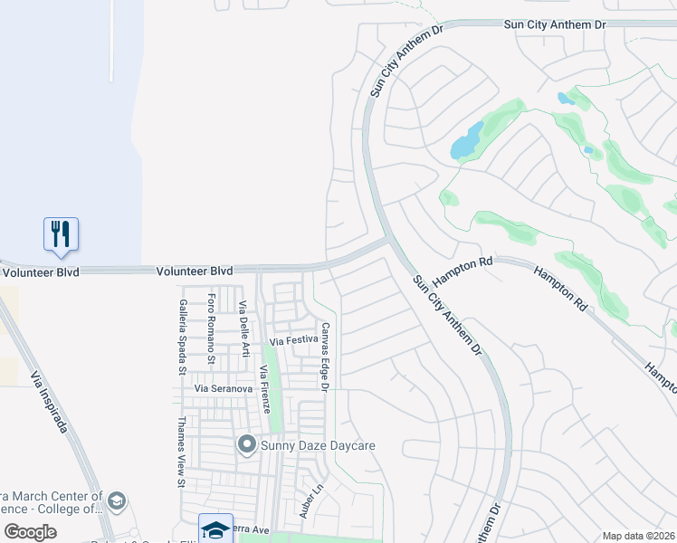 map of restaurants, bars, coffee shops, grocery stores, and more near 3057 Monroe Park Road in Henderson