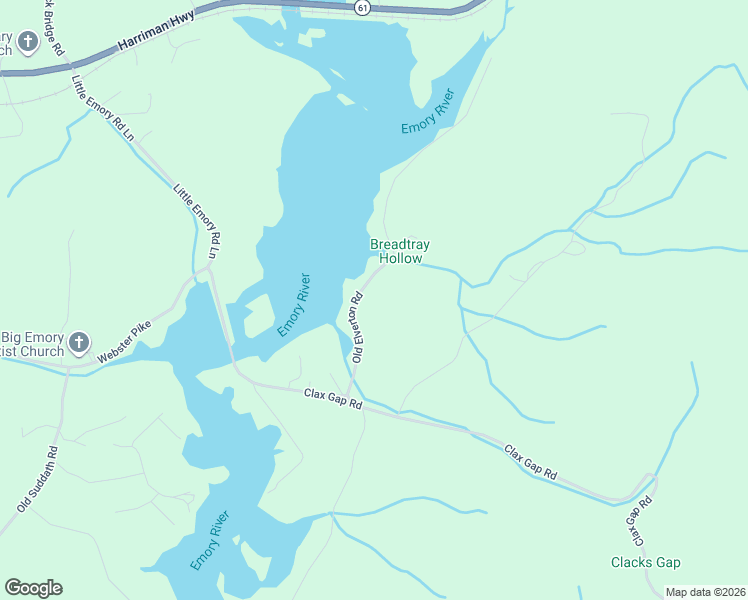 map of restaurants, bars, coffee shops, grocery stores, and more near 168 Old Elverton Road in Harriman