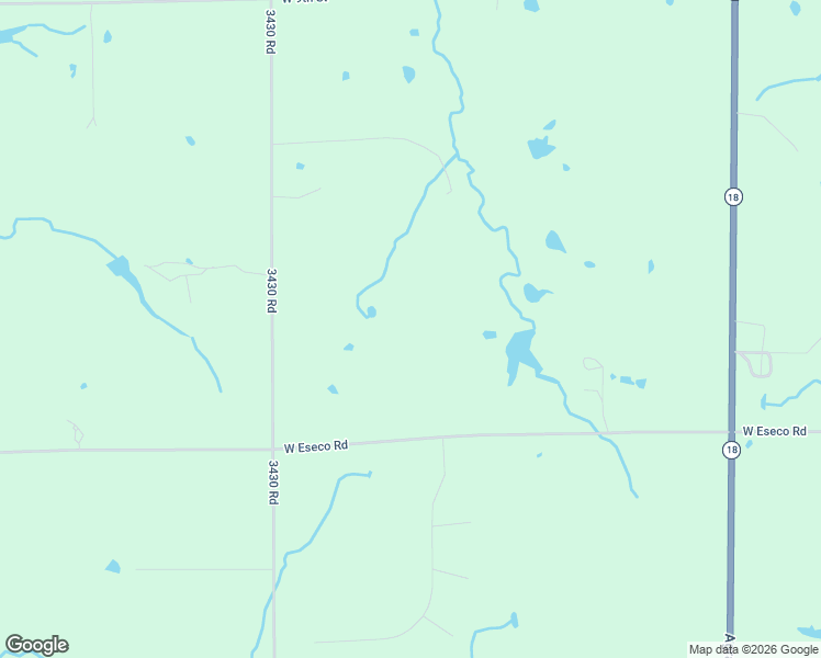 map of restaurants, bars, coffee shops, grocery stores, and more near 7980 West Eseco Road in Ripley