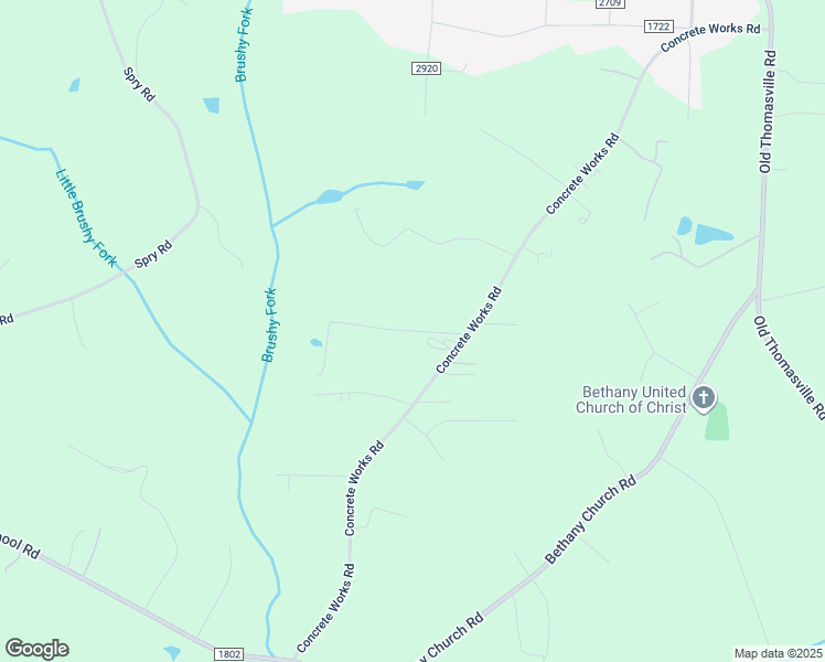 map of restaurants, bars, coffee shops, grocery stores, and more near Bermen Drive in Davidson County