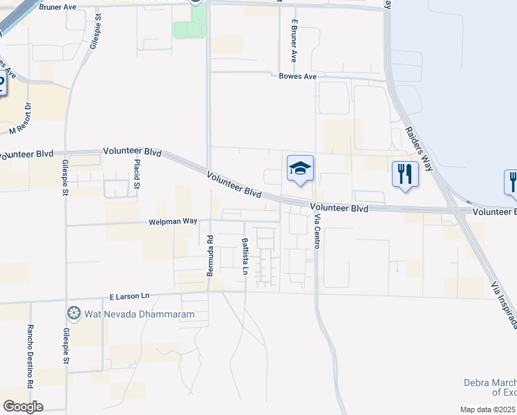 map of restaurants, bars, coffee shops, grocery stores, and more near 2 Saint Rose Parkway in Henderson