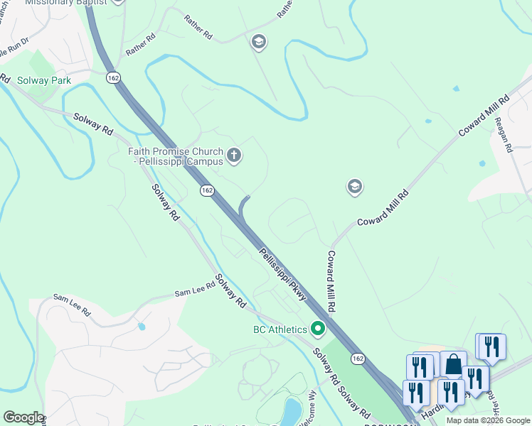 map of restaurants, bars, coffee shops, grocery stores, and more near in Knoxville