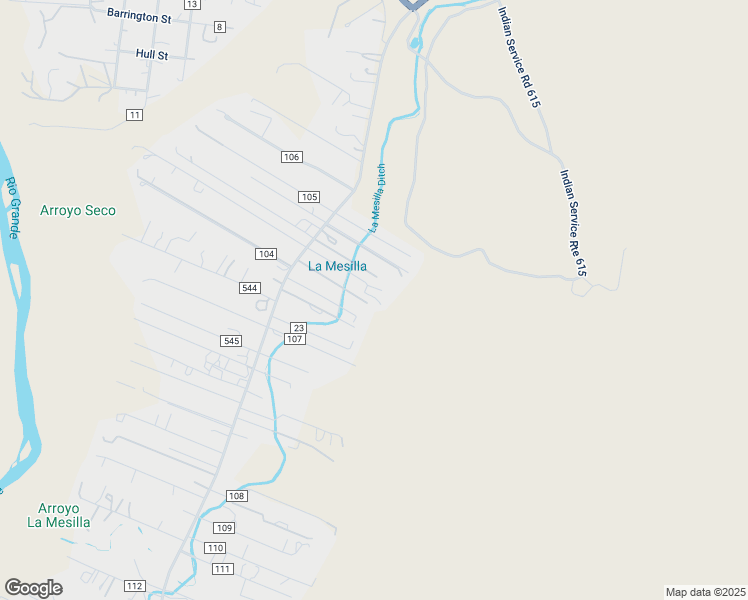 map of restaurants, bars, coffee shops, grocery stores, and more near 17 County Road 126a in Española