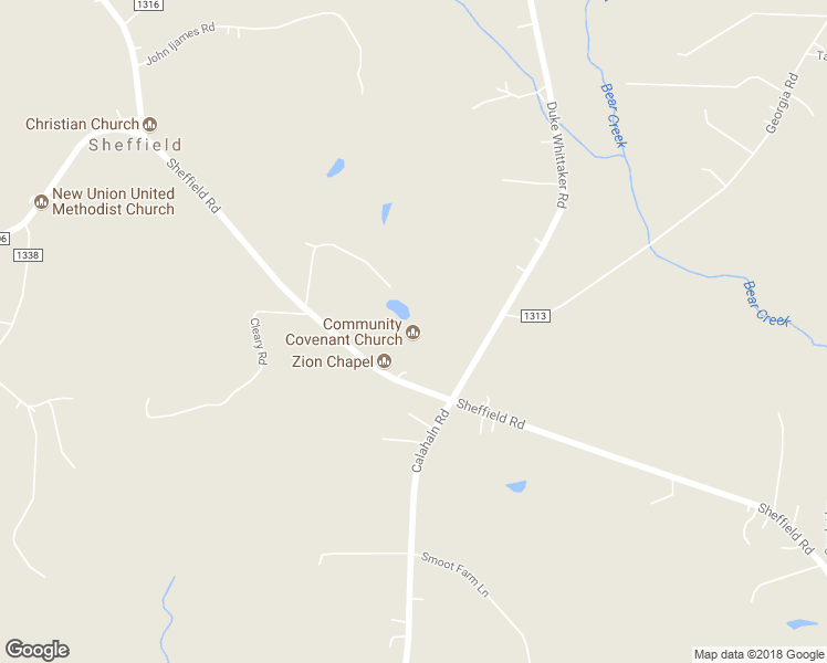 map of restaurants, bars, coffee shops, grocery stores, and more near 1446 Sheffield Road in Mocksville