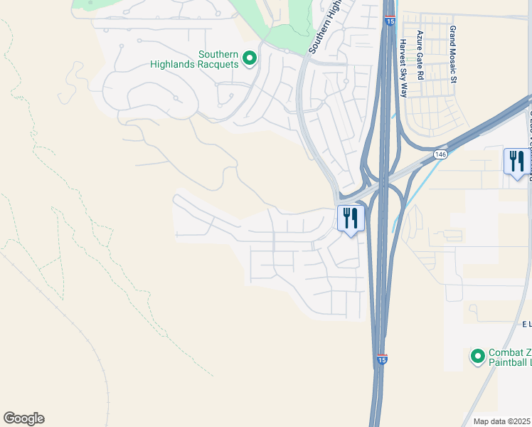 map of restaurants, bars, coffee shops, grocery stores, and more near 12617 New Providence Street in Las Vegas