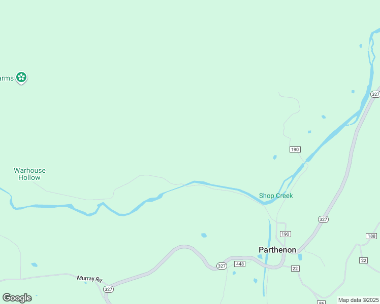 map of restaurants, bars, coffee shops, grocery stores, and more near County Road 190 in Jasper